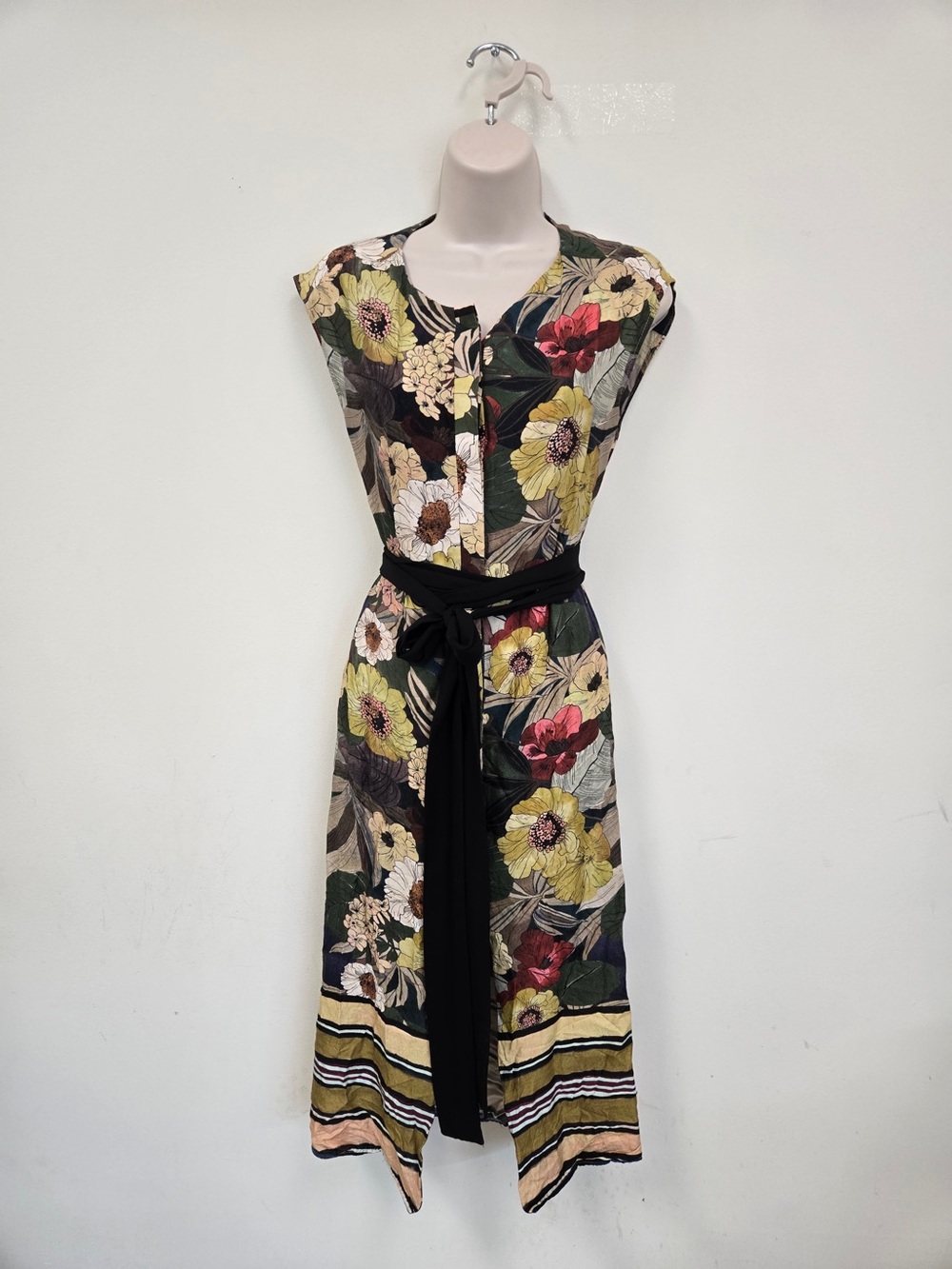 ZARA Floral Midi Dress Women’s Small 9605 - Picture 3 of 10